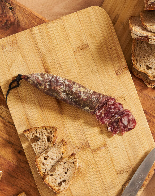 Saucisson de porc noir de Bigorre AOP Herbae naturel