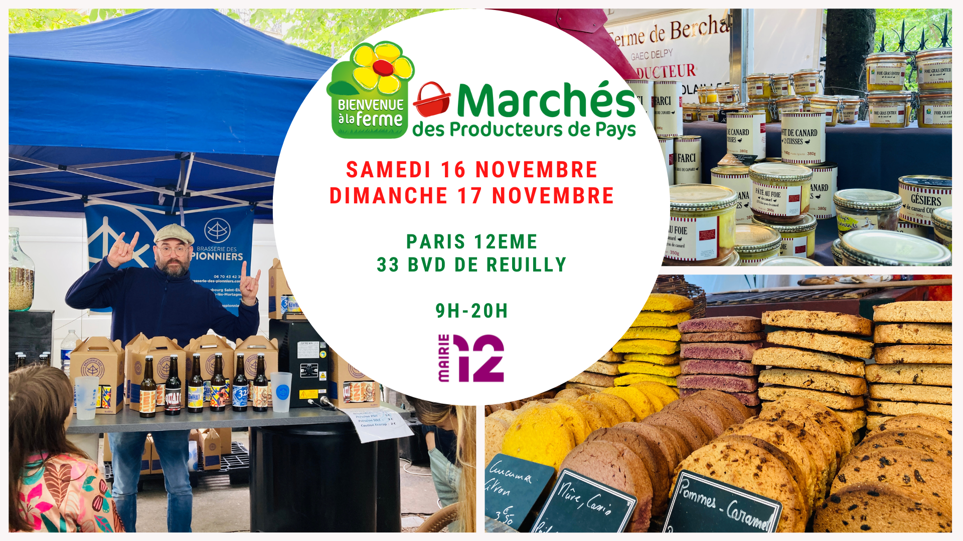 Marché producteurs REUILLY Paris Herbae 2024